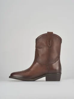 Sale Stivaletto texano tacco 2 cm pelle Donna Texani