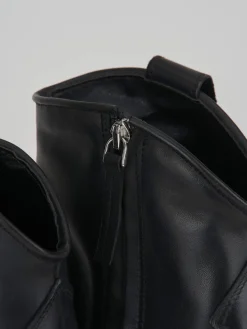 Hot Stivaletto texano tacco 7 cm pelle Donna Texani