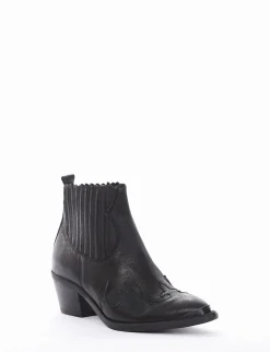 Online Stivaletto texano tacco 5cm Donna Texani