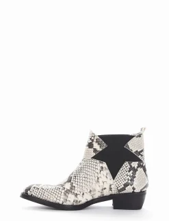 Stivaletto texano tacco 3cm roccia Donna Texani