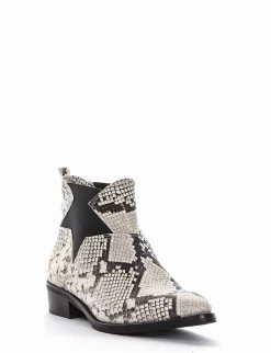 Stivaletto texano tacco 3cm roccia Donna Texani