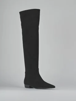 Stivali tacco 3cm camoscio Donna Stivali Tacco Basso