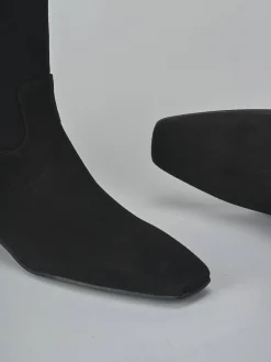 Stivali tacco 3cm camoscio Donna Stivali Tacco Basso