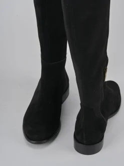 New Stivali tacco 2cm camoscio Donna Stivali Tacco Basso