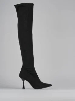 New Stivali tacco 9cm camoscio Donna Stivali Tacco Alto