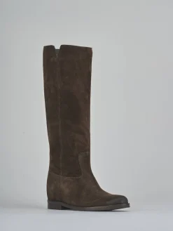 Best Stivali tacco 2cm camoscio testa Donna Stivali Tacco Basso