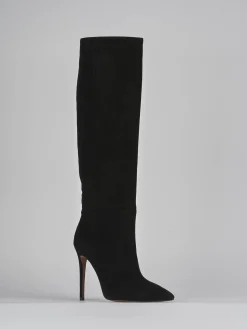 Best Stivali tacco 12cm camoscio Donna Stivali Tacco Alto