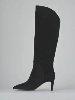 New Stivali tacco 7cm camoscio Donna Stivali Tacco Alto