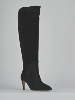 New Stivali tacco 7cm camoscio Donna Stivali Tacco Alto