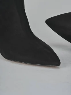 New Stivali tacco 7cm camoscio Donna Stivali Tacco Alto