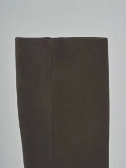 Best Stivali tacco 5cm camoscio testa Donna Stivali Tacco Alto