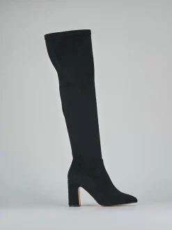 Discount Stivali tacco 9cm camoscio sostenible Donna Stivali Tacco Alto