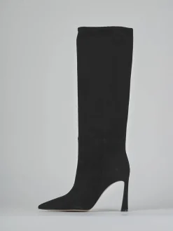 Discount Stivali tacco 9cm camoscio Donna Stivali Tacco Alto