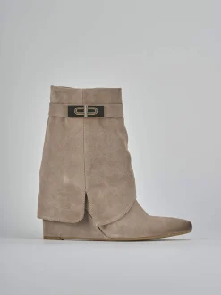 Sale Stivali tacco 9cm camoscio Donna Stivali Tacco Alto