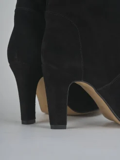 Discount Stivali tacco 8cm camoscio Donna Stivali Tacco Alto