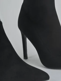 Best Stivali tacco 10cm camoscio sostenible Donna Stivali Tacco Alto