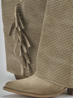 Discount Stivali tacco 7cm camoscio Donna Stivali Tacco Alto