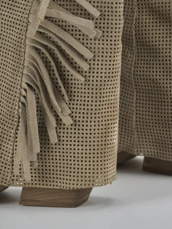 Discount Stivali tacco 7cm camoscio Donna Stivali Tacco Alto