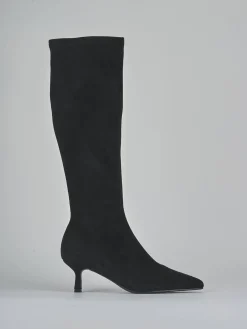 Hot Stivali tacco 5cm camoscio sostenible Donna Stivali Tacco Alto