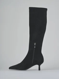 Hot Stivali tacco 5cm camoscio sostenible Donna Stivali Tacco Alto