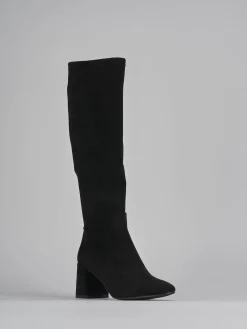 Clearance Stivali tacco 7cm camoscio Donna Stivali Tacco Alto