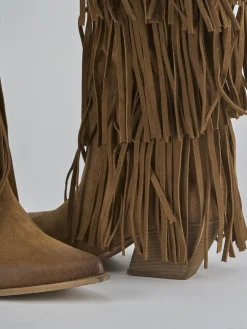 New Stivali tacco 5cm camoscio Donna Stivali Tacco Alto