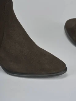 Online Stivali tacco 6cm camoscio testa Donna Stivali Tacco Alto