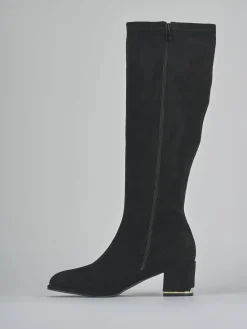 Hot Stivali tacco 5cm camoscio sostenible Donna Stivali Tacco Alto