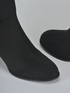 Hot Stivali tacco 5cm camoscio sostenible Donna Stivali Tacco Alto