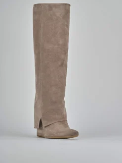 Stivali tacco 9cm camoscio Donna Stivali Tacco Alto