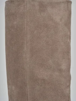 Stivali tacco 9cm camoscio Donna Stivali Tacco Alto