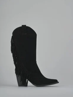 New Stivali tacco 8cm camoscio Donna Stivali Tacco Alto