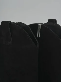 New Stivali tacco 8cm camoscio Donna Stivali Tacco Alto