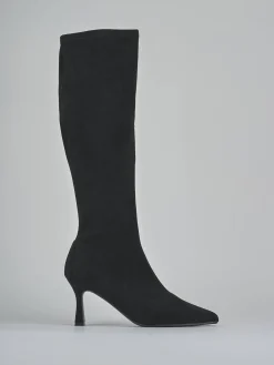 Stivali tacco 7cm camoscio sostenible Donna Stivali Tacco Alto