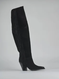 Best Stivali tacco 8cm camoscio Donna Stivali Tacco Alto