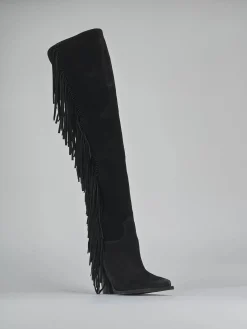 Best Stivali tacco 8cm camoscio Donna Stivali Tacco Alto