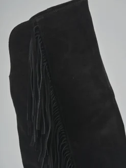 Best Stivali tacco 8cm camoscio Donna Stivali Tacco Alto