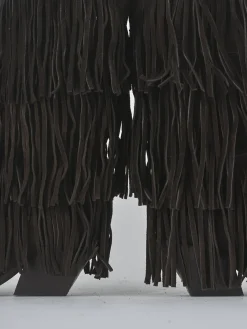 Online Stivali tacco 6cm camoscio testa Donna Stivali Tacco Alto