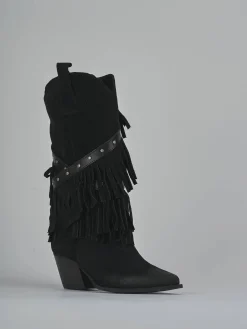 New Stivali tacco 9cm camoscio Donna Stivali Tacco Alto