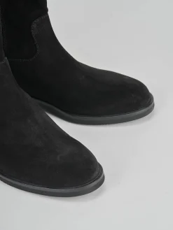 Online Stivali tacco 2cm camoscio Donna Stivali Tacco Basso