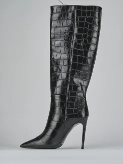 Clearance Stivali tacco 10cm cocco Donna Stivali Tacco Alto