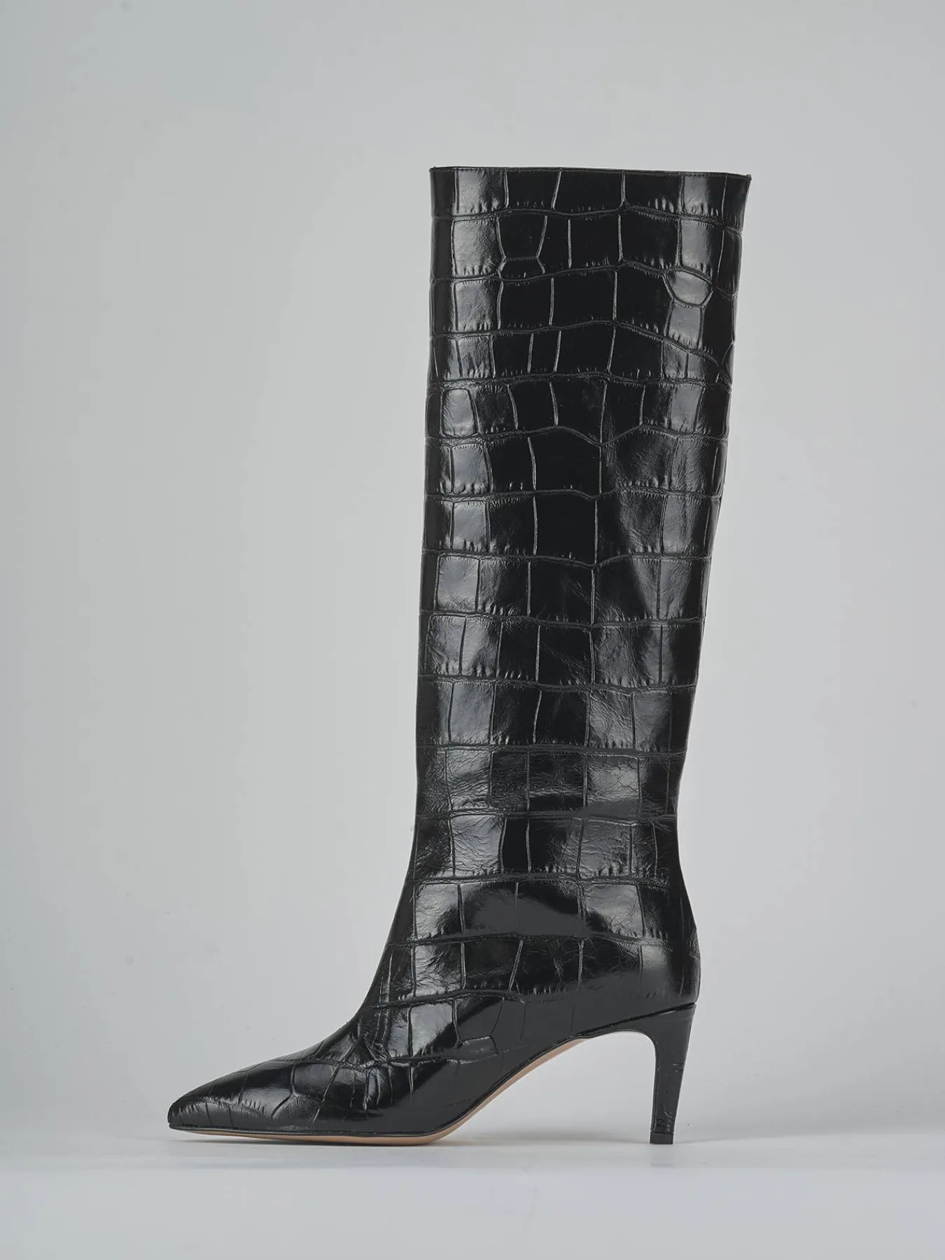 Hot Stivali tacco 7cm cocco Donna Stivali Tacco Alto