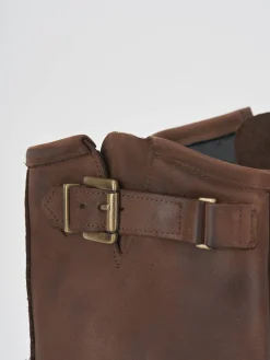 Discount Stivali tacco 3cm nabuk Donna Stivali Tacco Basso