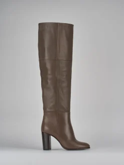 New Stivali tacco 8cm pelle Donna Stivali Tacco Alto