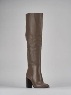 New Stivali tacco 8cm pelle Donna Stivali Tacco Alto