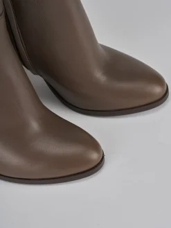 New Stivali tacco 8cm pelle Donna Stivali Tacco Alto