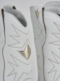 Clearance Stivali tacco 4cm pelle Donna Stivali Tacco Basso