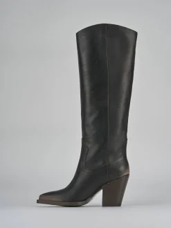 Online Stivali tacco 9cm pelle Donna Stivali Tacco Alto