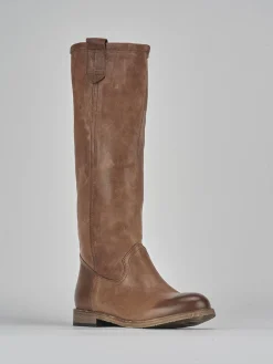 Best Stivali tacco 1cm pelle Donna Stivali Tacco Basso