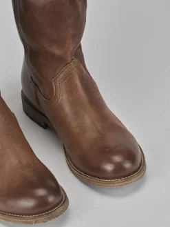 Best Stivali tacco 1cm pelle Donna Stivali Tacco Basso